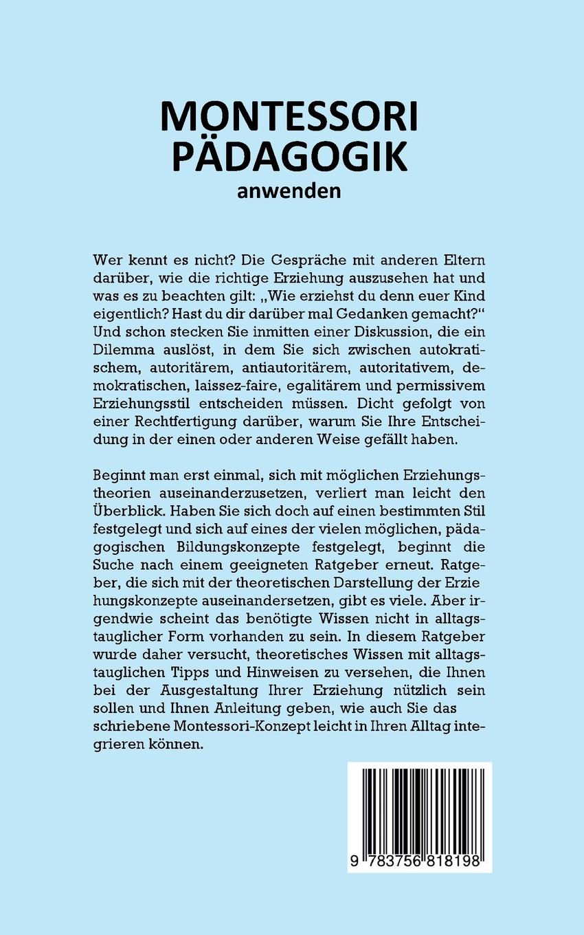 Montessori Pädagogik anwenden - Das Praxisbuch für Eltern | Reschowsyk, Marna