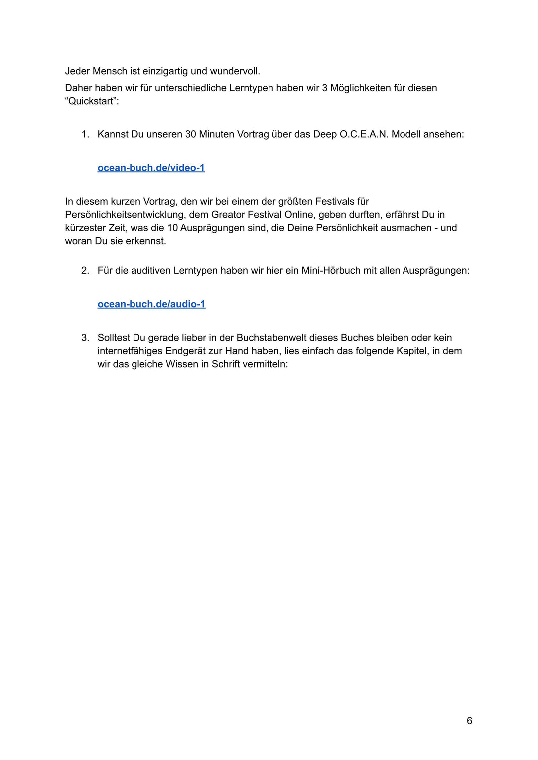 DEEP OCEAN  - das geniale Persönlichkeitsmodell | Buchner, Vanessa | Hartman...