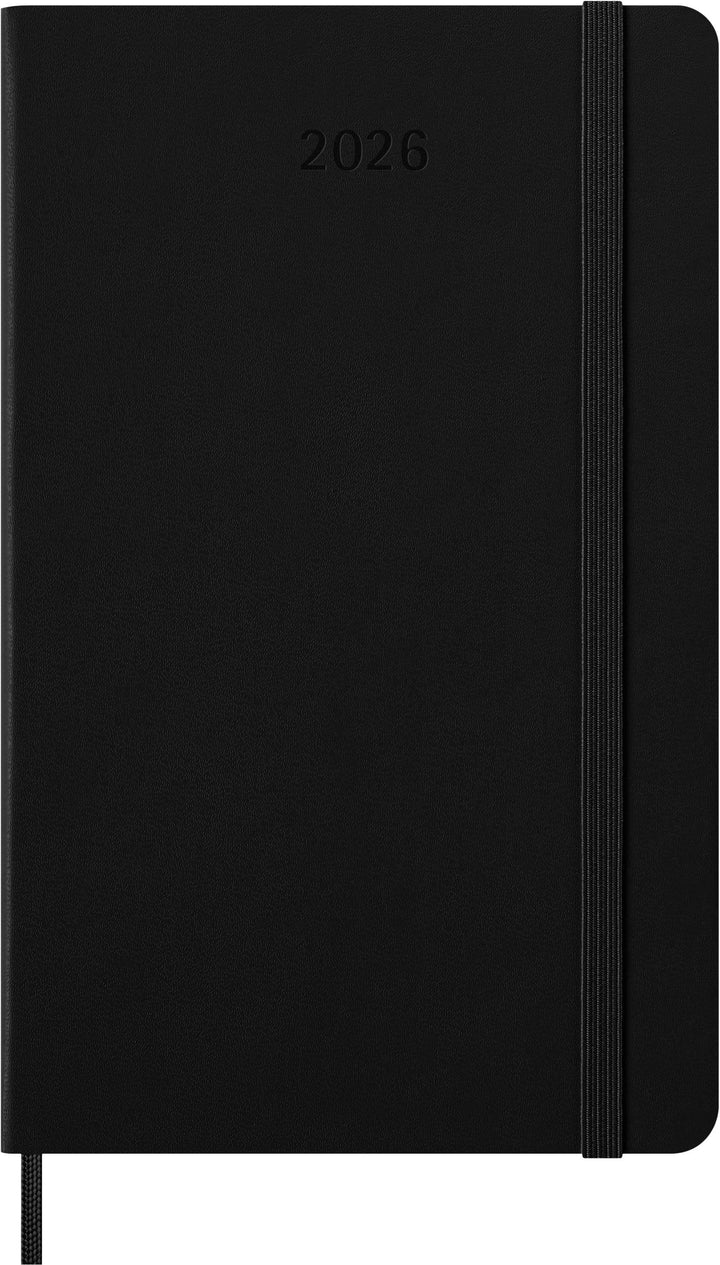 Moleskine 12 Monate Wochenkalender 2026, Large/A5, 1 Wo = 2 Seiten, vertikal...