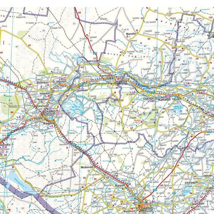 Zentralasien - Kasachstan Süd - Kirgisistan - Tadschikistan -Turkmenistan - ...