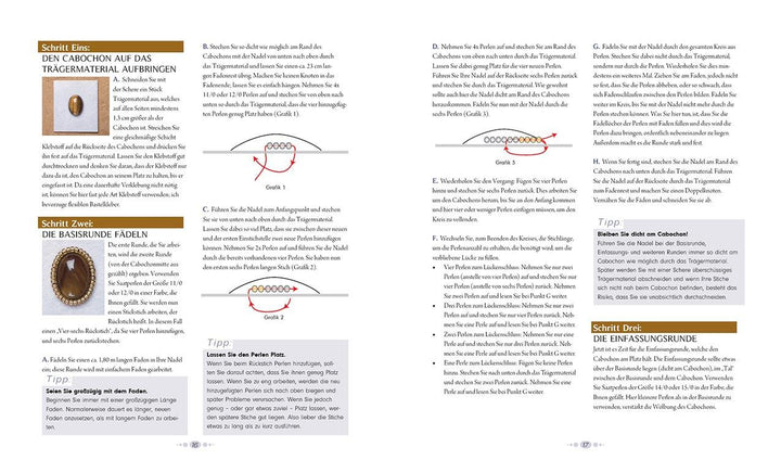 Cabochons mit Perlen einfassen | Eakin, Jamie Cloud