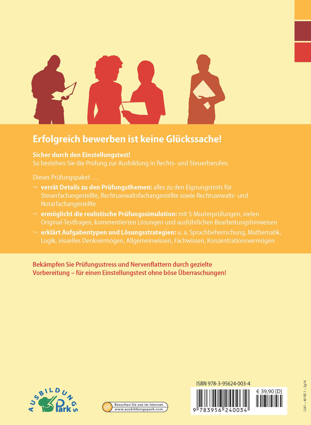 Der Einstellungstest / Eignungstest zur Ausbildung: Steuerfachangestellter, ...