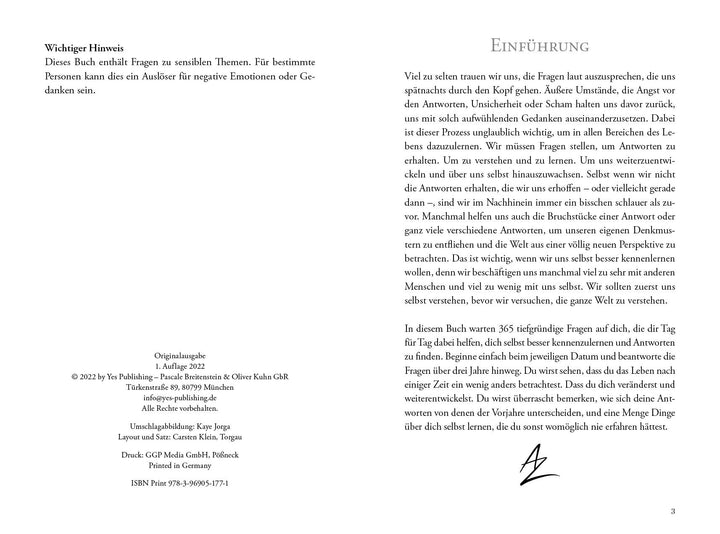 3 AM Questions - Fragen für 3 Uhr nachts | Zimmermann, Annika