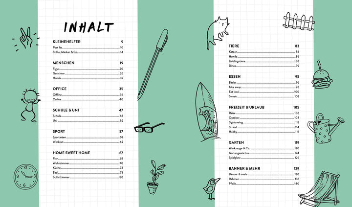 Let's sketch! Super easy! 1500 Sketchnotes | -