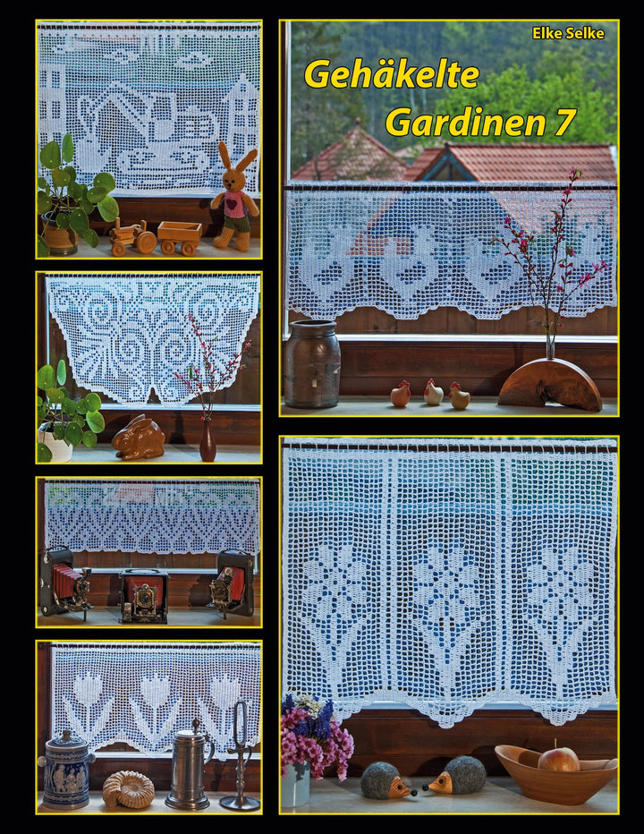 Gehäkelte Gardinen 7 | Selke, Elke