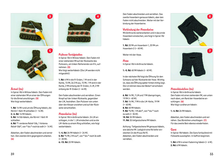 Ella, Eddie & Erik: drei Häkelfreunde - ein Kleiderschrank | Urbanneck, Linda