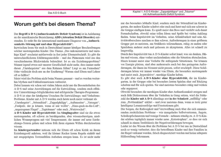 Das A. D. S.-Buch. Aufmerksamkeits-Defizit-Syndrom | Aust-Claus, Elisabeth |...