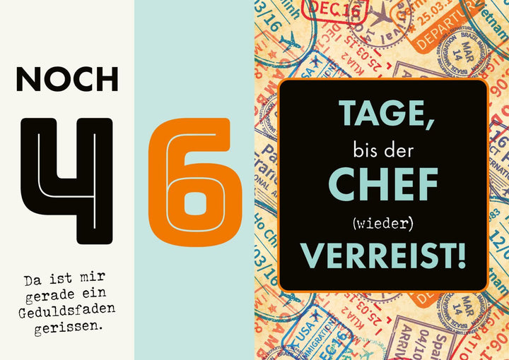 Countdown-Kalender für's Büro | -