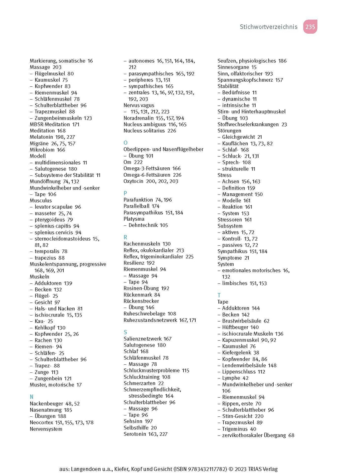 Kiefer, Kopf und Gesicht | Langendoen-Sertel, John | Sertel, Karin | Berkmil...