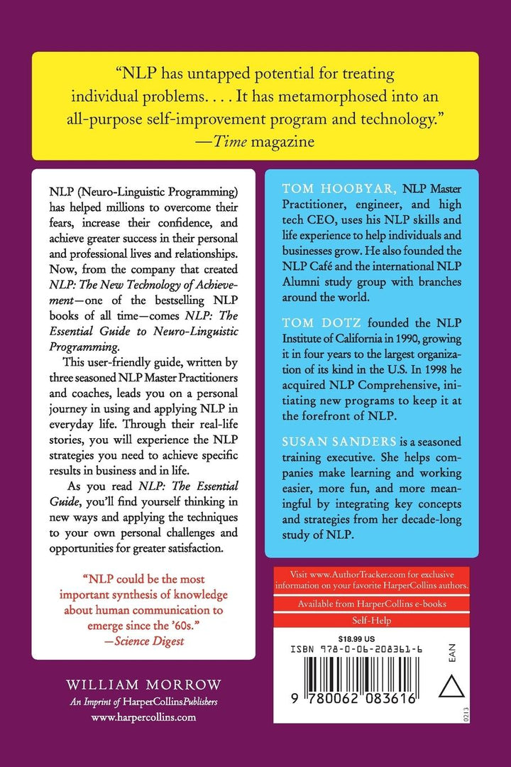 NLP | Hoobyar, Tom | Dotz, Tom | Sanders, Susan