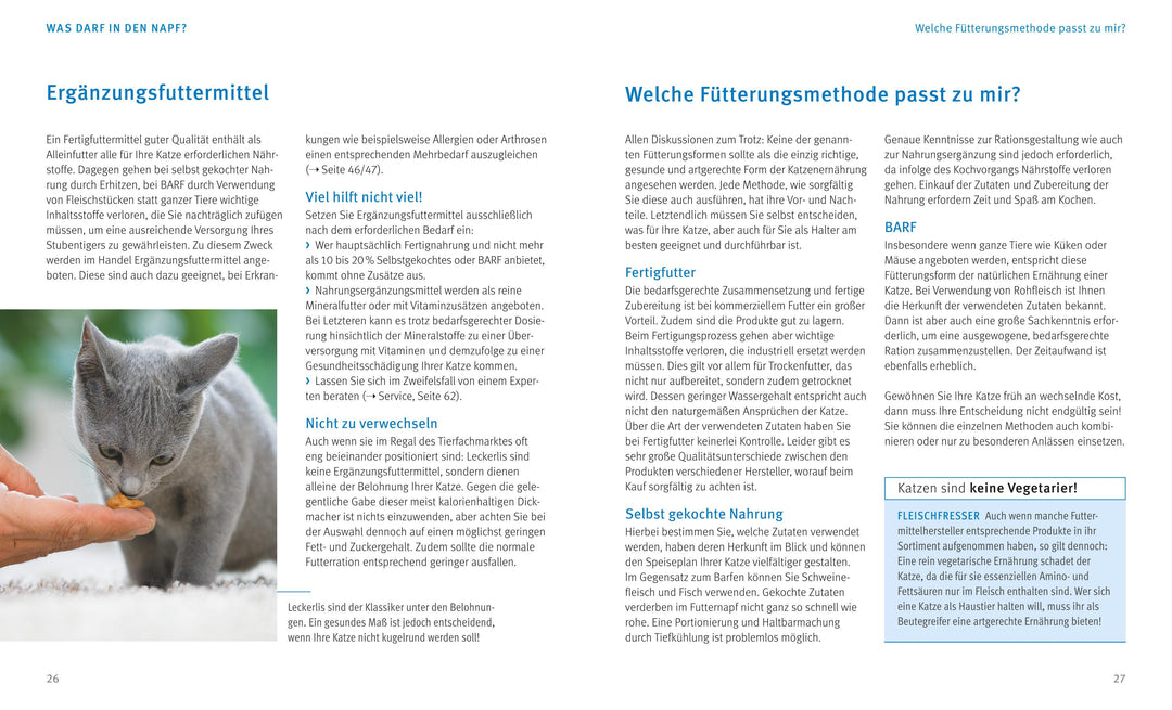 Katzen gesund ernähren | Streicher, Michael