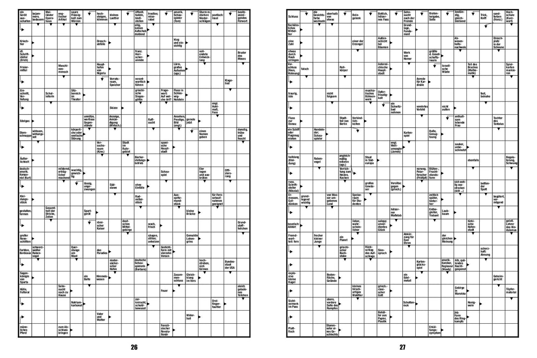 Kreuzworträtsel | -