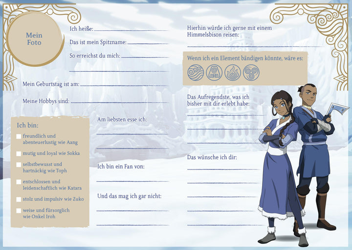 Avatar Der Herr der Elemente: Meine Freunde | Panini