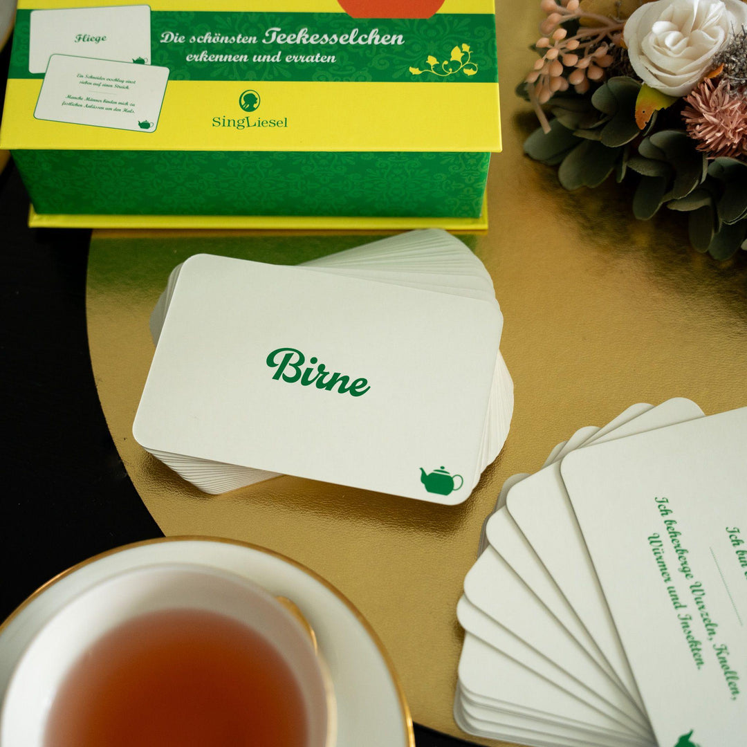 Die große Teekesselchen-Quiz-Box für Senioren. Der Spiele-Klassiker. Das Spi...