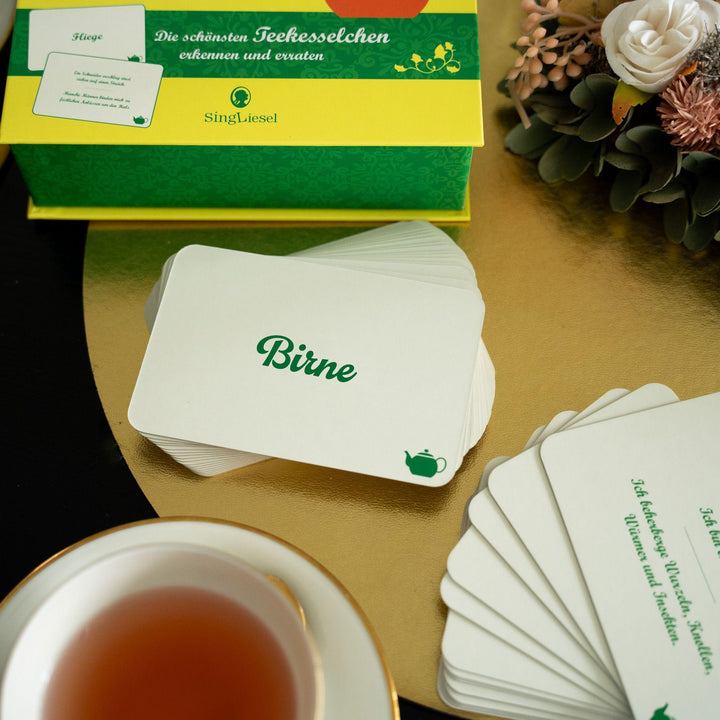 Die große Teekesselchen-Quiz-Box für Senioren. Der Spiele-Klassiker. Das Spi...