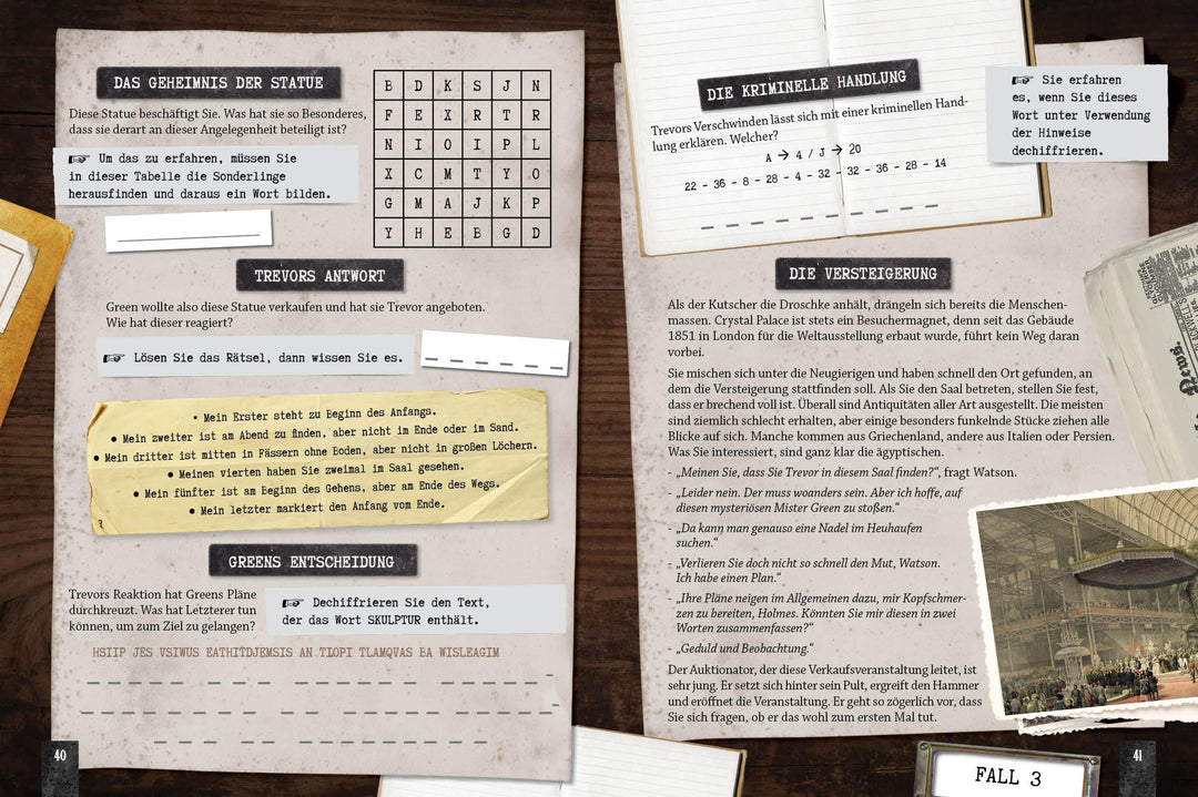 Detective Games - Löse die Fälle! | Guichard, Pascal | Lecreux, Michèle | Ro...