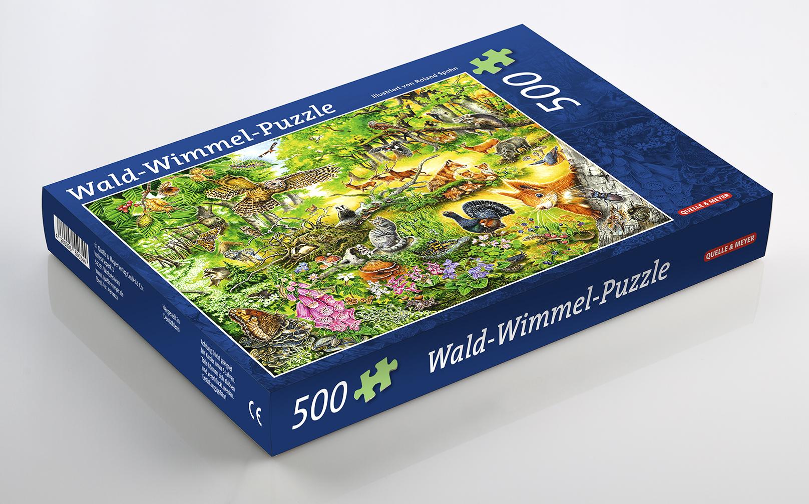 Wald-Wimmel-Puzzle. 500 Teile | -