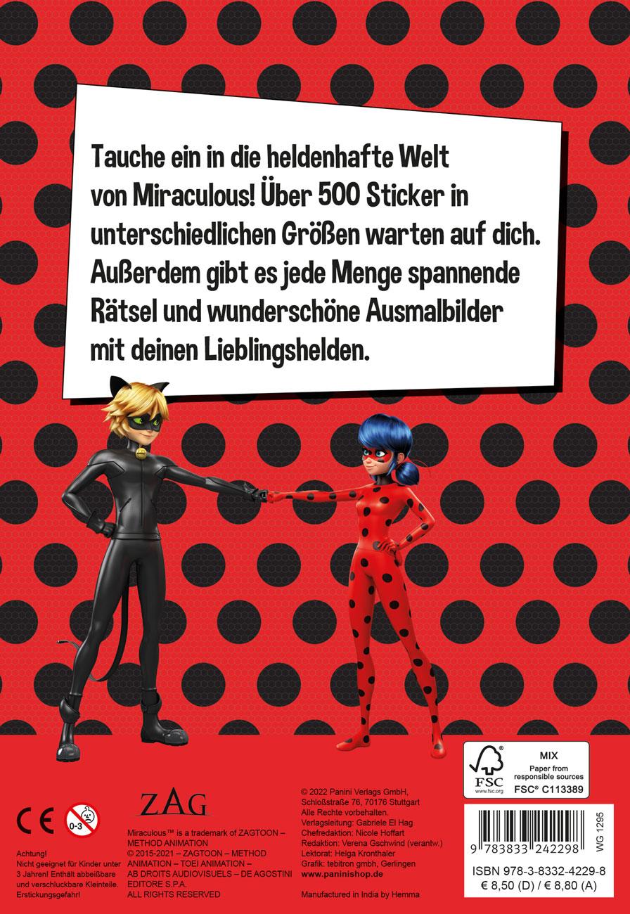 Miraculous: Superstarker Sticker- und Rätselspaß | -