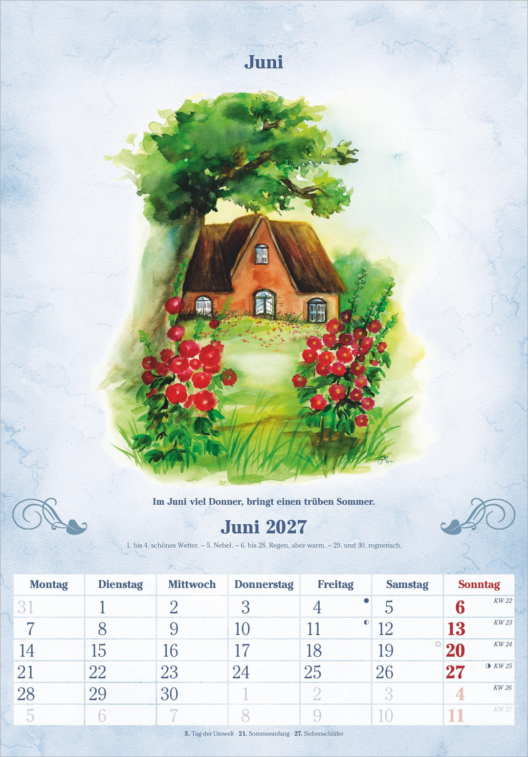 100-jähriger Kalender 2027 | -