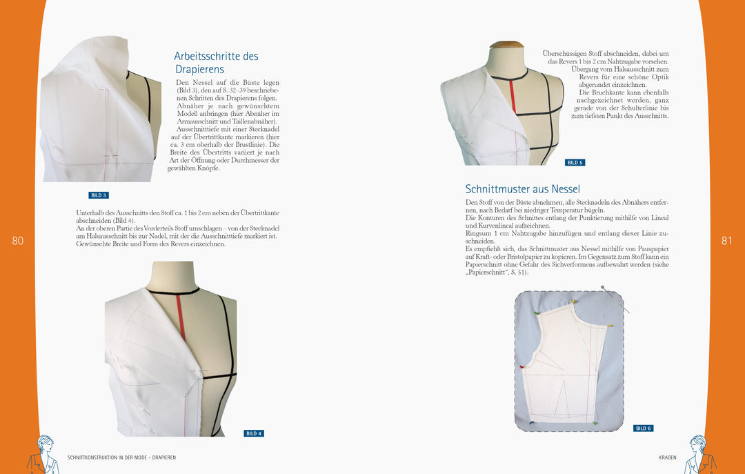 Drapieren an der Schneiderpuppe | Gilewska, Teresa