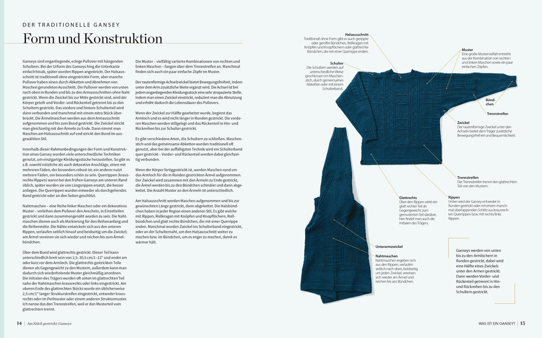 Am Stück gestrickt: Ganseys | Brown-Reinsel, Beth