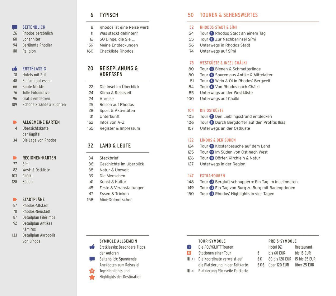 POLYGLOTT on tour Reiseführer Rhodos | Verigou, Klio