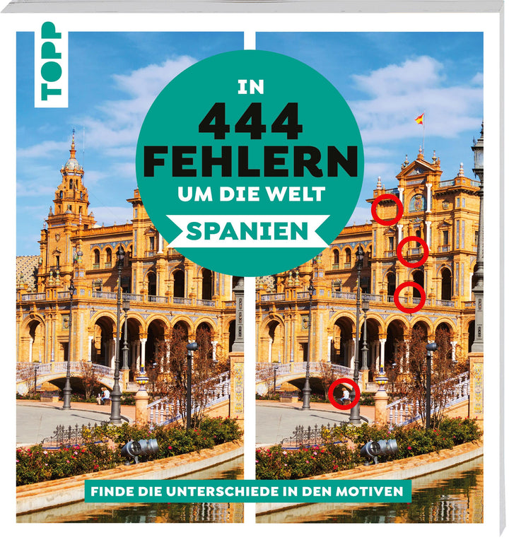 In 444 Fehlern um die Welt - Spanien. Finde die Unterschiede in den schönste...