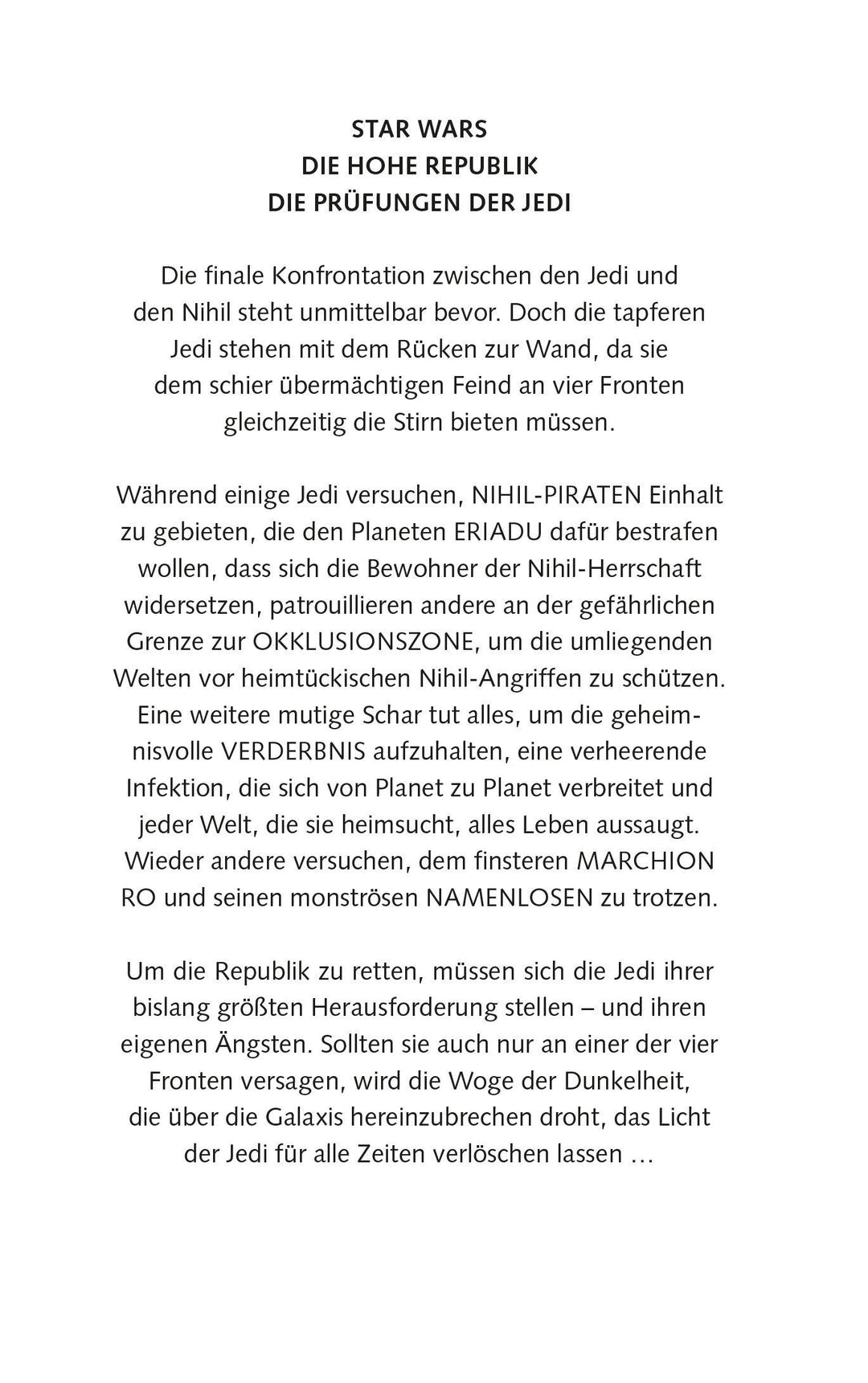 Star Wars Jugendroman: Die Hohe Republik - Ein mutiges Versprechen | Ireland...