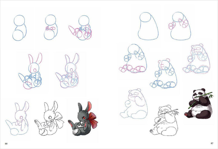 Zeichenschule Manga - 100 Figuren, Posen, Charaktere Schritt für Schritt | L...