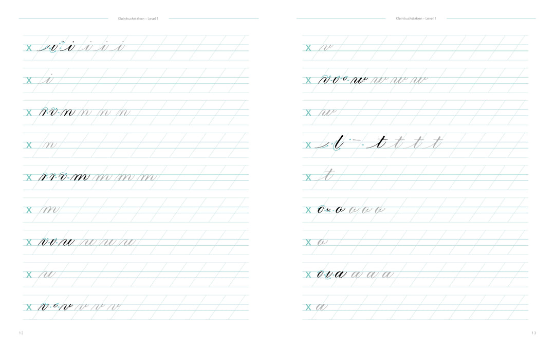 Kalligrafie von A bis Z - Das Übungsheft | Safarik, Natascha