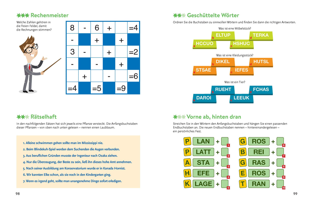 365 x Gedächtnistraining für aktive Rentner | -