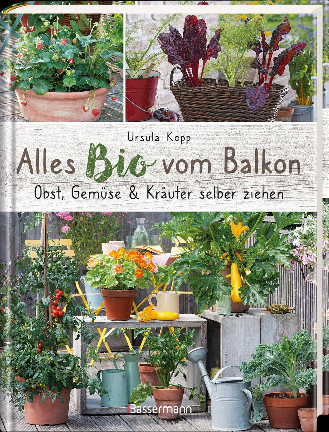 Alles Bio vom Balkon. Obst, Gemüse und Kräuter selber ziehen. | Kopp, Ursula