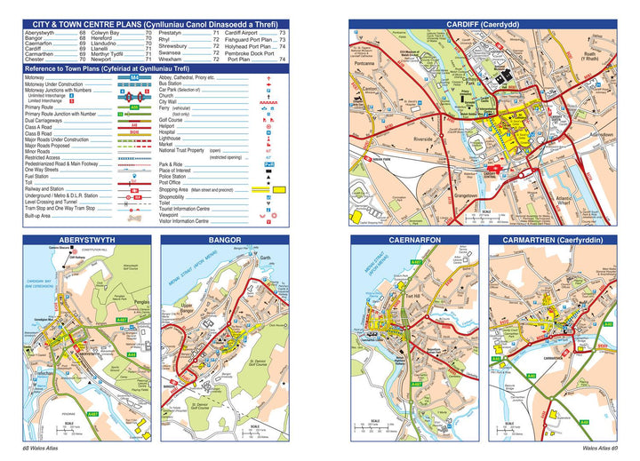 WALES A-Z RD ATL PB | A-Z Maps