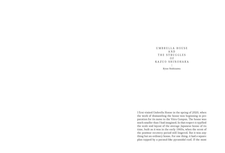 Kazuo Shinohara: The Umbrella House Project | Dehli, Christian | Grolimund, ...