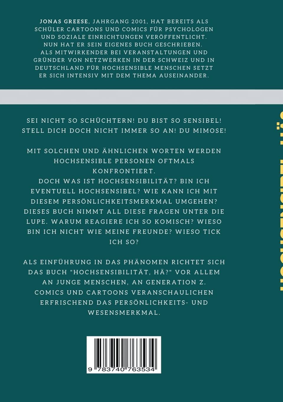 Hochsensibel, hä? | Greese, Jonas