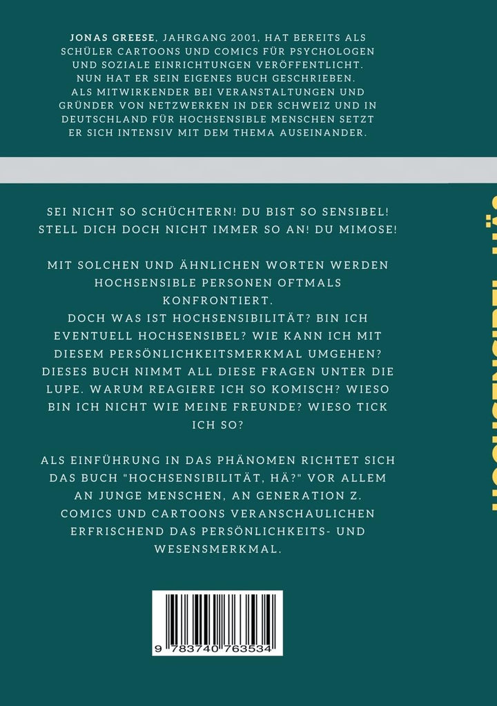 Hochsensibel, hä? | Greese, Jonas
