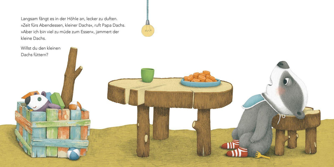 "Ich bin gar nicht müde!", sagt der kleine Dachs (Einschlaf-Buch) | Kitzing,...