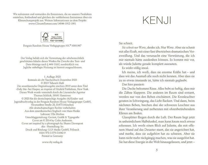 Defy Me | Mafi, Tahereh