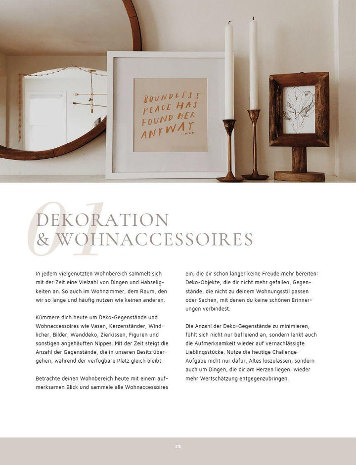 Zeit statt Zeug: Die Aufräum-Challenge. | Fazis, Birgit