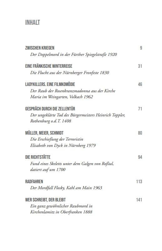 True Crime Tatort Franken | Korber, Tessa | Tannert, Elmar