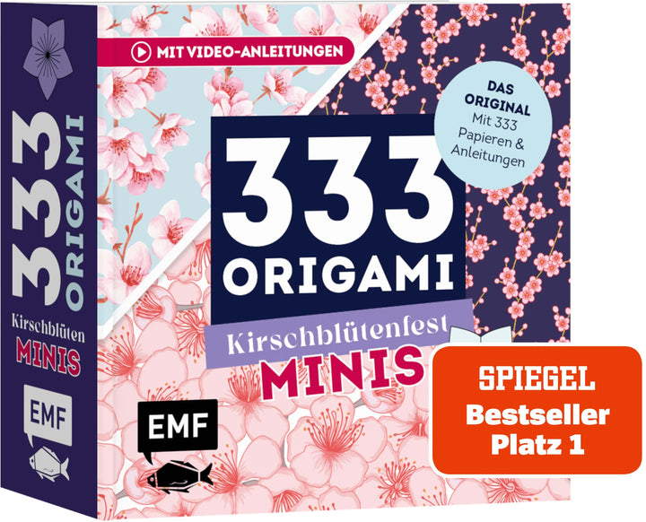 333 Origami Minis - Kirschblütenfest - Dein dekorativer Wendeblock zum kreat...