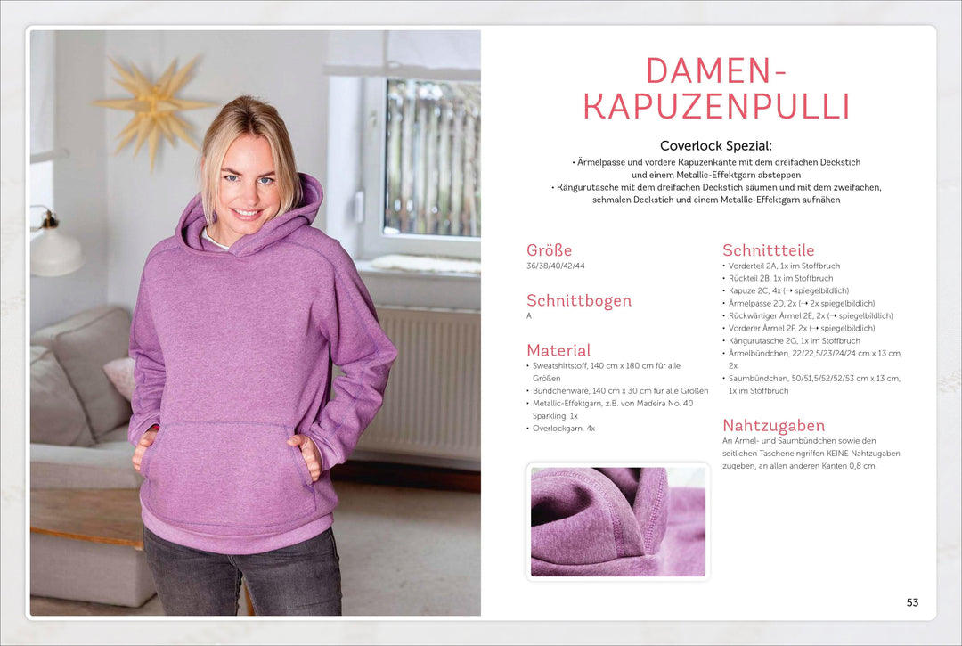 Praxiswissen - Nähen mit dem Coverlock-Stich | Klein, Andrea