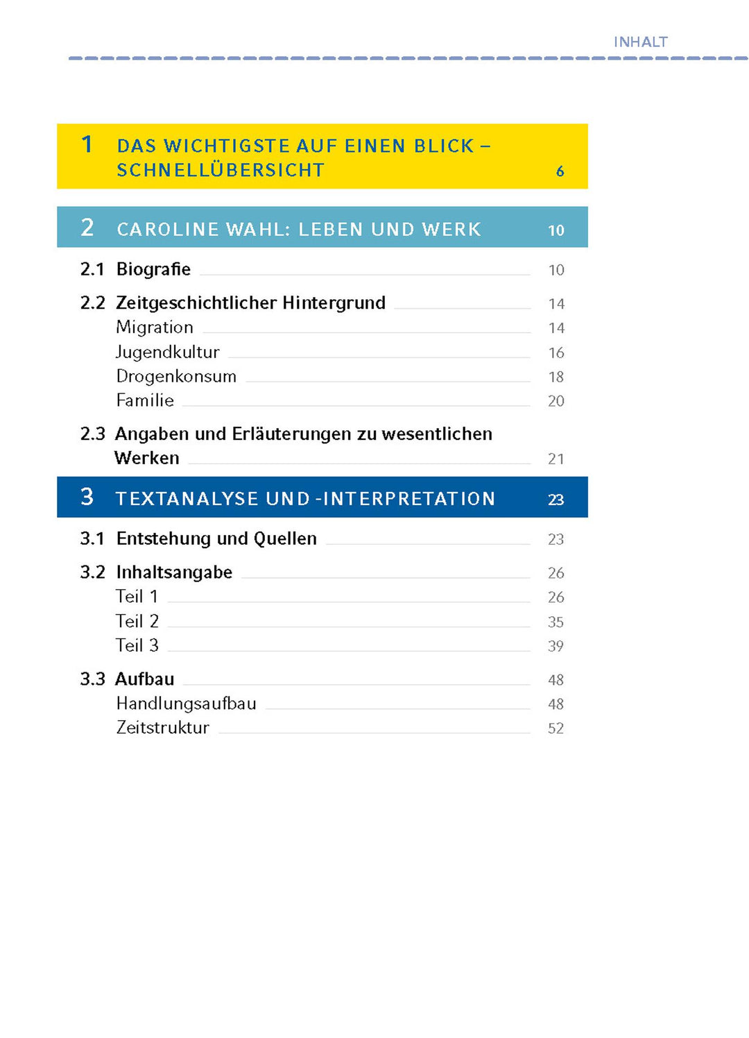22 Bahnen von Caroline Wahl - Textanalyse und Interpretation | Wahl, Caroline