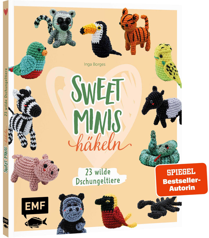 Sweet Minis häkeln - 23 wilde Dschungeltiere | Borges, Inga