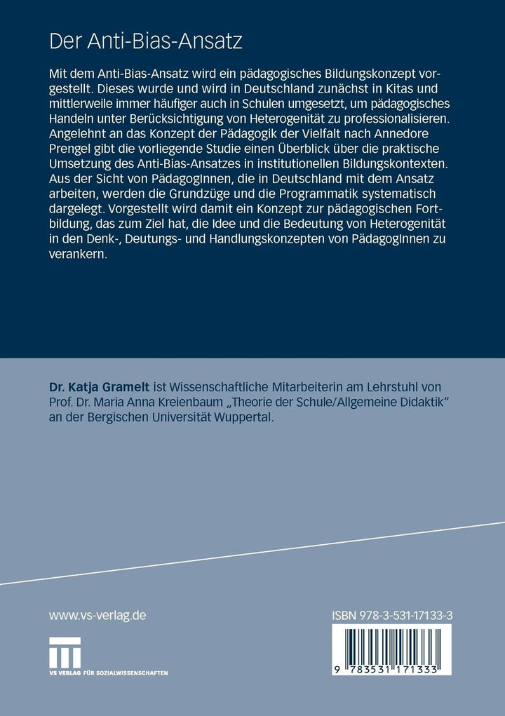 Der Anti-Bias-Ansatz | Gramelt, Katja
