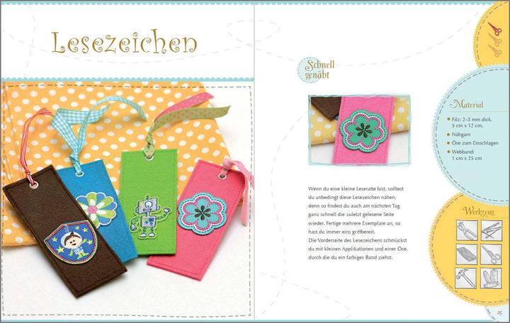 Der große Nadelzauber. Tolle Nähideen für Mädels. Mit und ohne Nähmaschine. ...