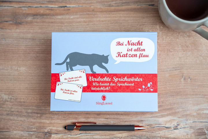 Verdrehte Sprichwörter. Das lustige Quiz-Spiel für Senioren. Spiele-Box mit ...