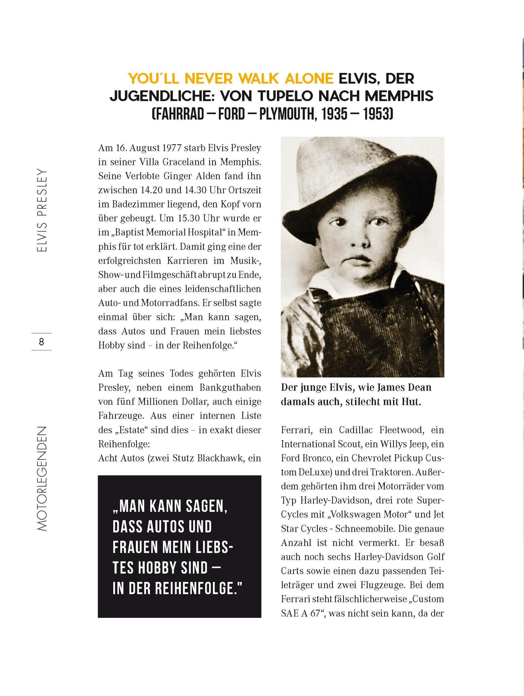 Motorlegenden - Elvis Presley | Tesche, Siegfried