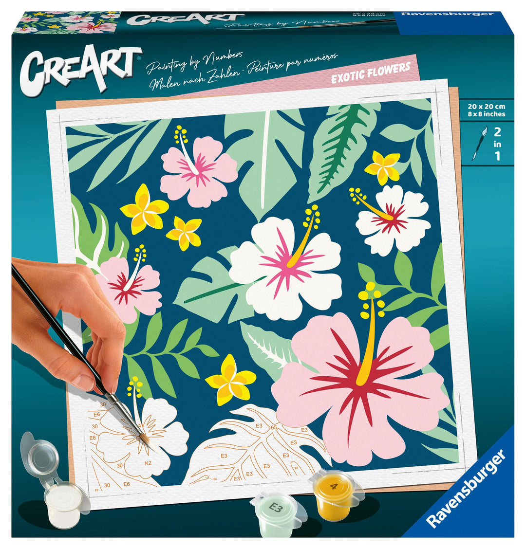 CreArt Adults Trend - Exotische Blumen | -