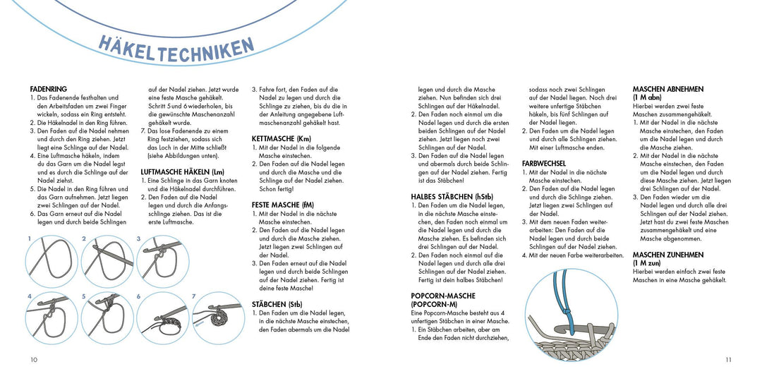 Mini-Amigurumis - süße Meeresbewohner | Abbondio, Sarah